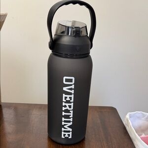 Overtime Charcoal Water Bottle